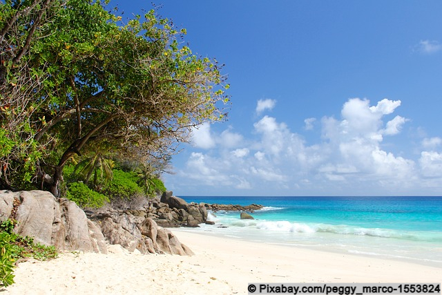 Traumhafter Strand auf den Seychellen