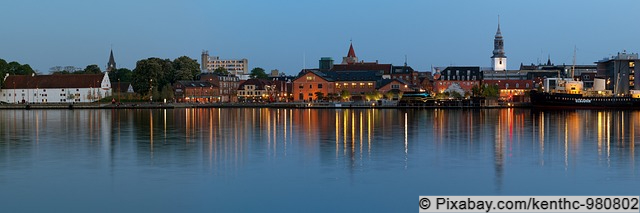 Panoramablick von Aalborg