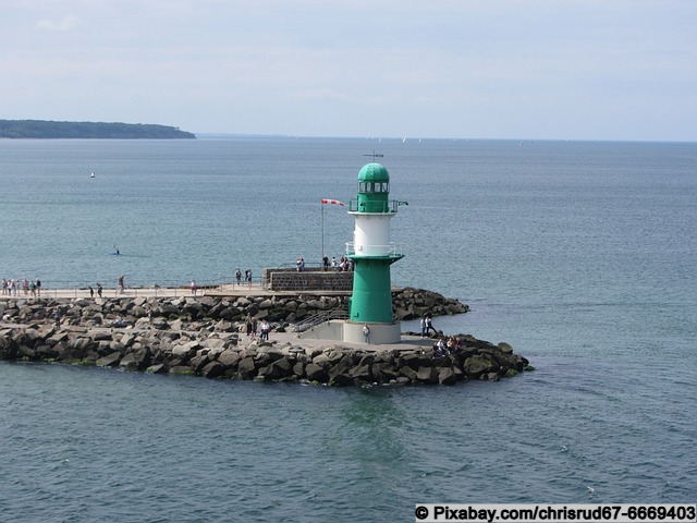 Warnemünde an der Ostsee