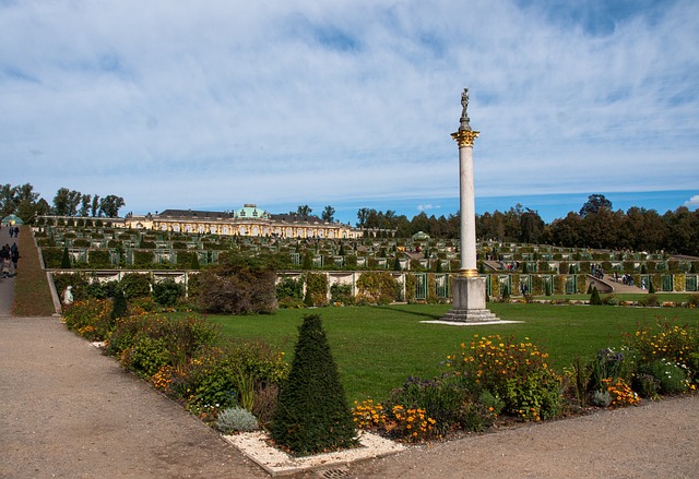 Der Garten von Schloss Sanssouci