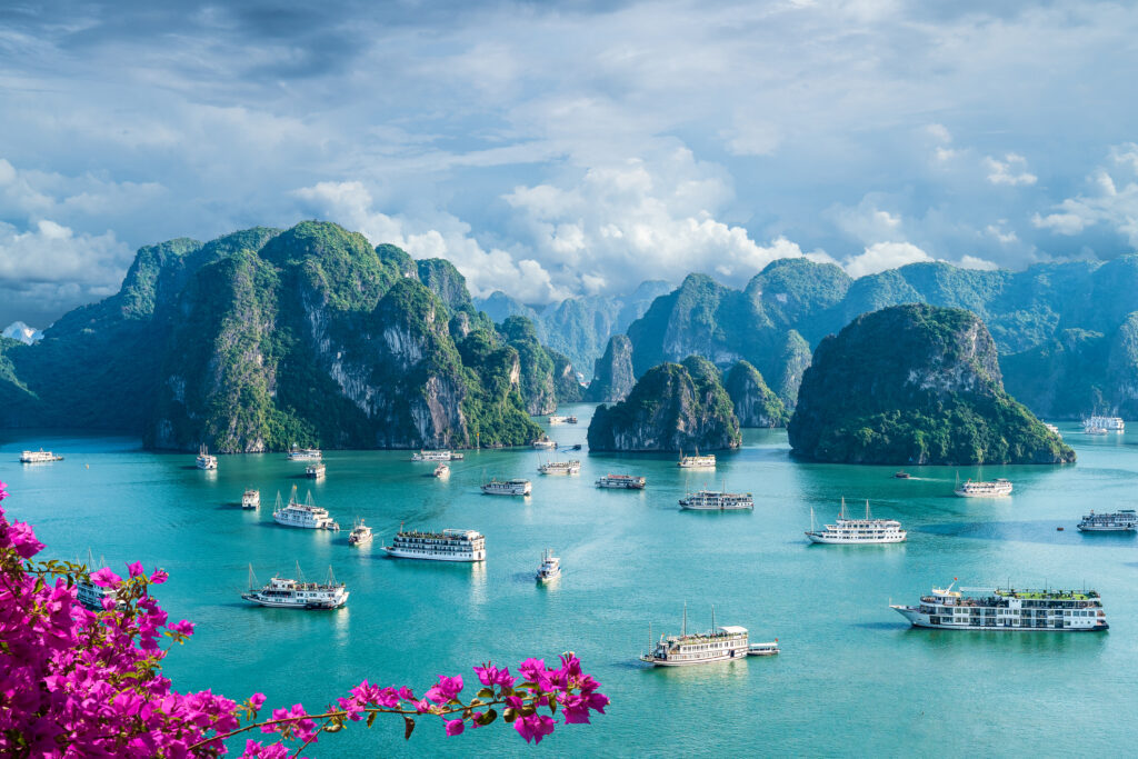 Die Halong Bucht in Vietnam