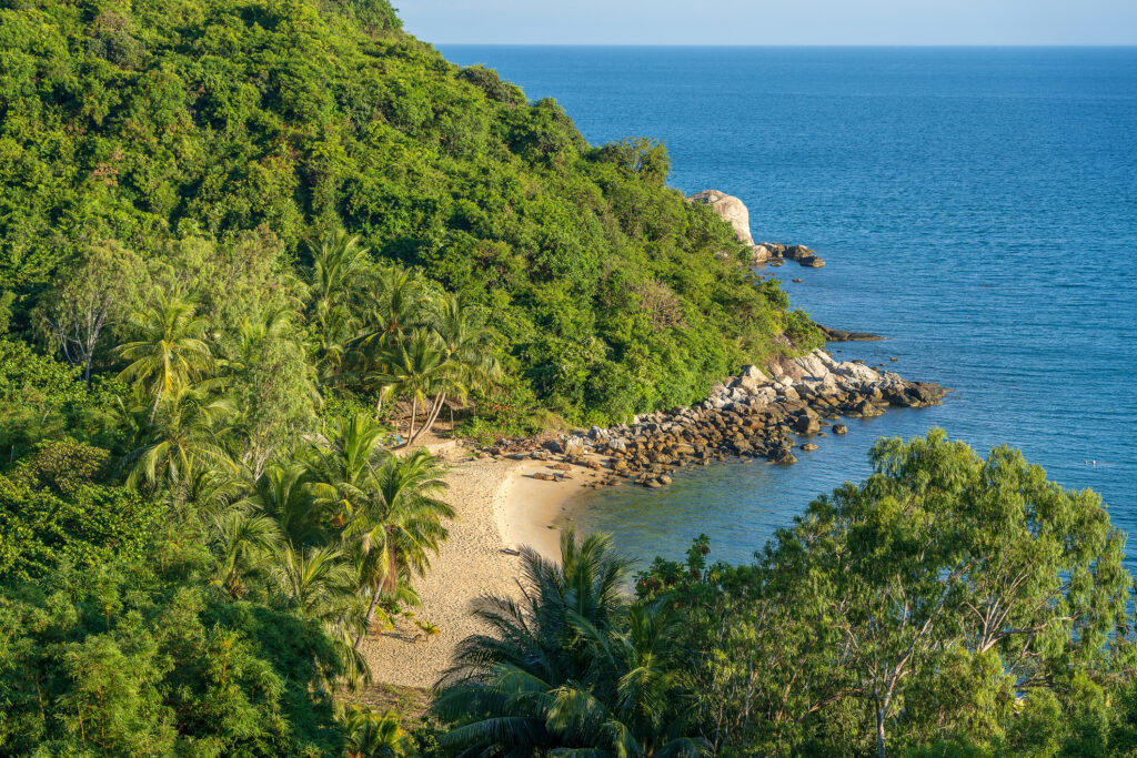 Ein schöner Blick über die Insel Cu Lao Cham in der Nähe von Da Nang Stadt