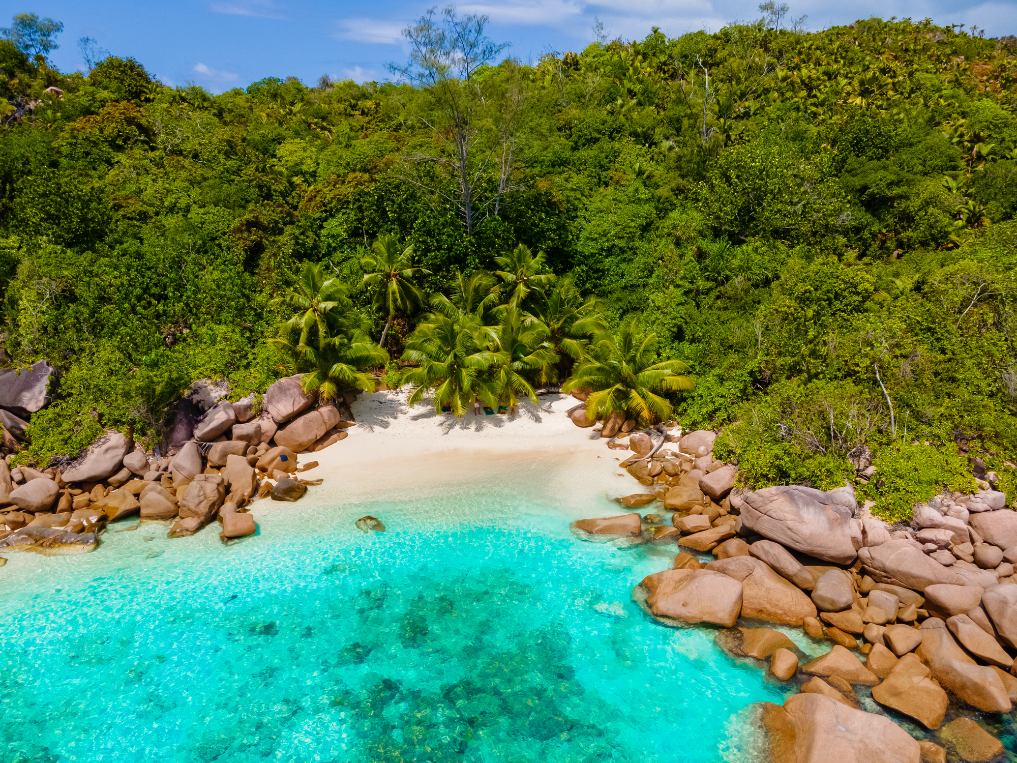 Anse Lazio Praslin auf den Seychellen