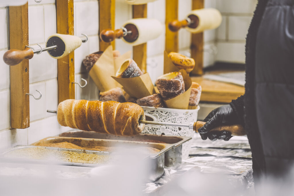 Baumstriezel - Der Schornsteinkuchen ist in Ungarn sehr beliebt