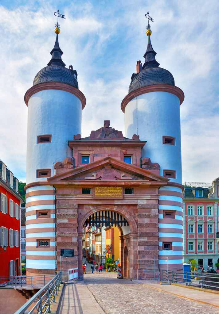 Das Brückentor in Heidelberg