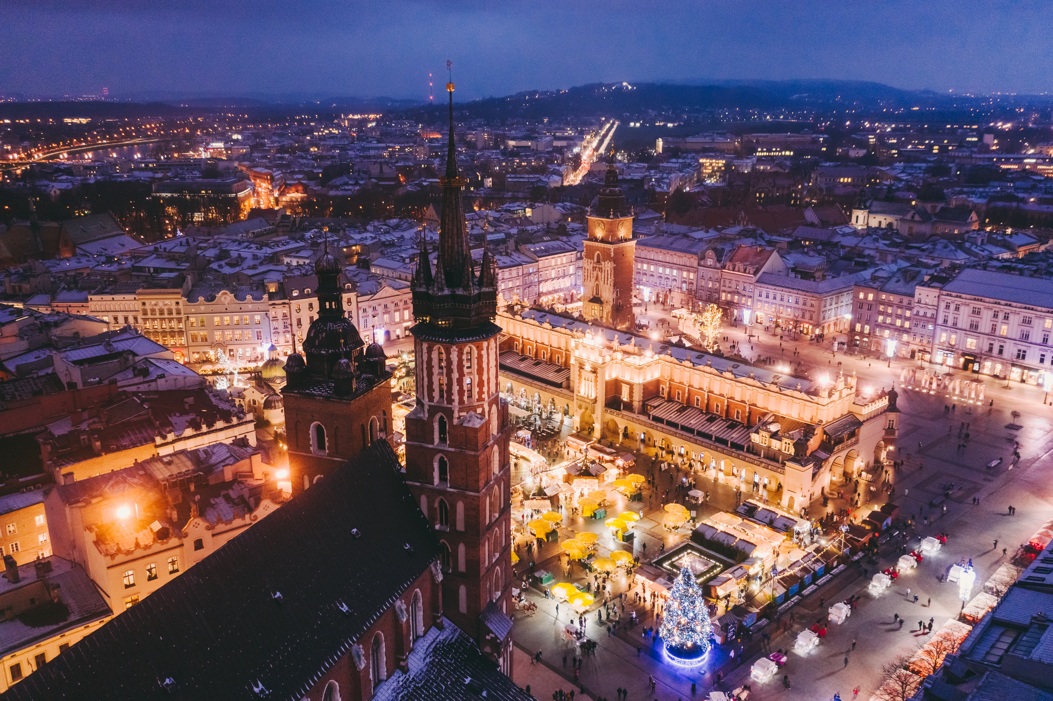 Der Weihnachtsmarkt in Krakau