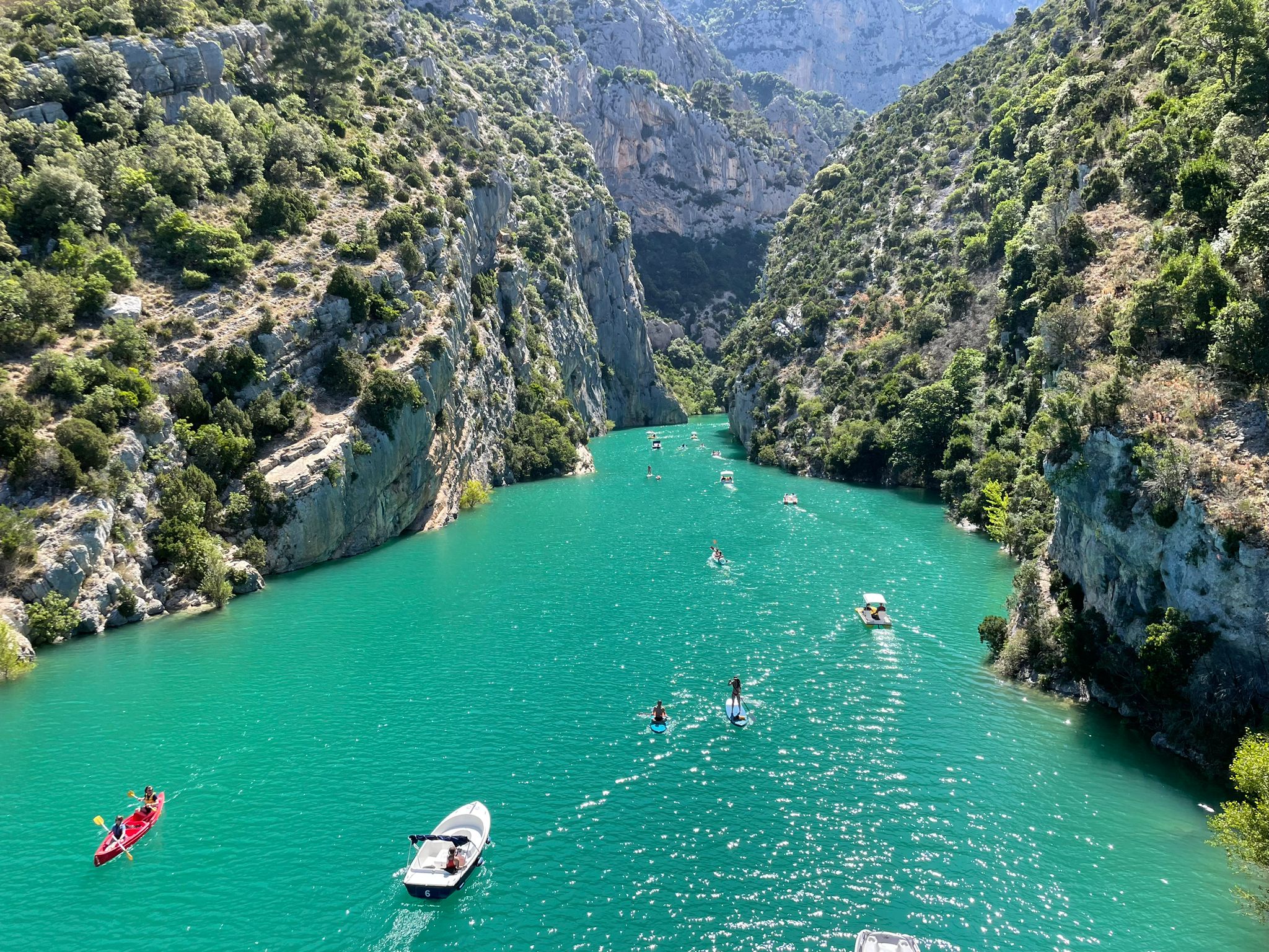 Die Verdun-Schlucht in der Provence