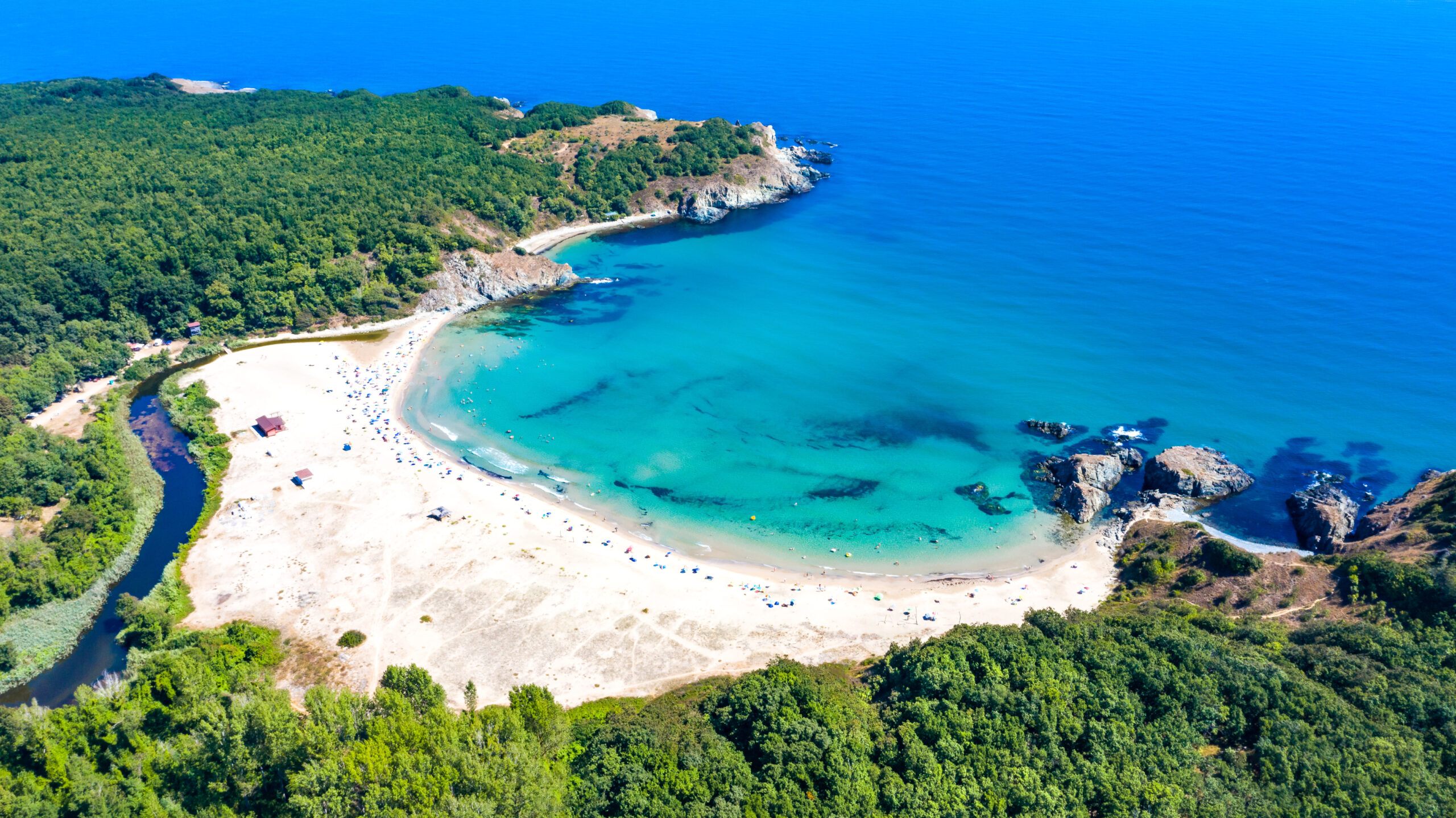 Einer der schönsten Strände an Bulgariens Schwarzmeerküste - Der Silistar Beach