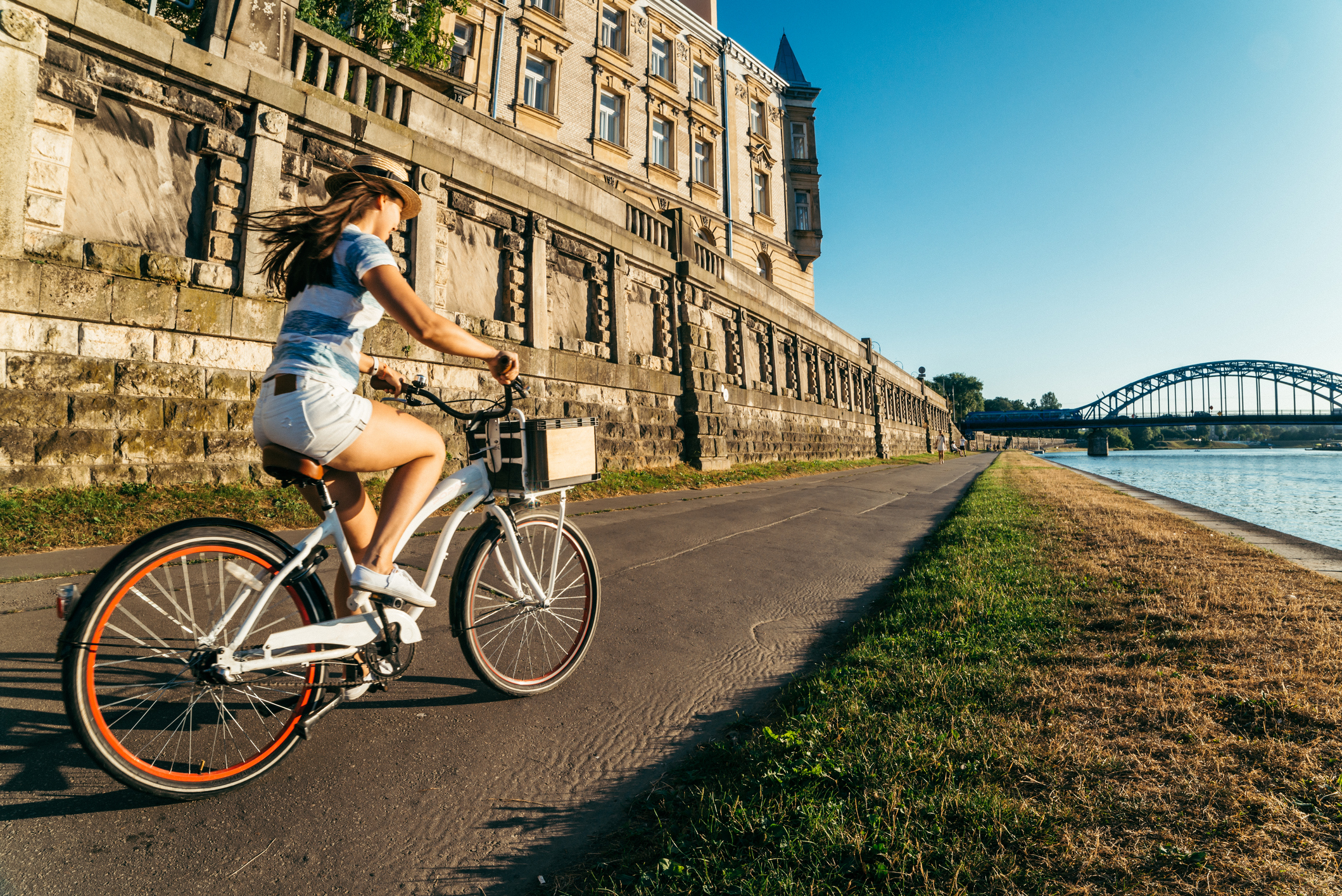 Fahrradtour entlang der Weichsel