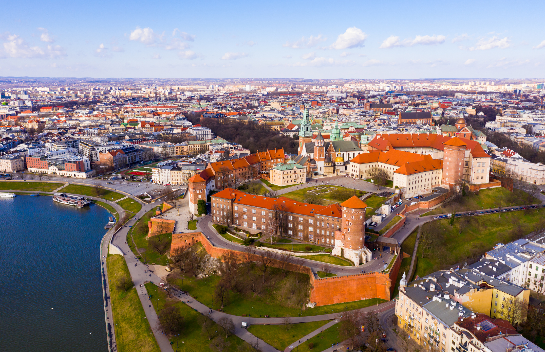 Krakau an der Weichsel in Polen