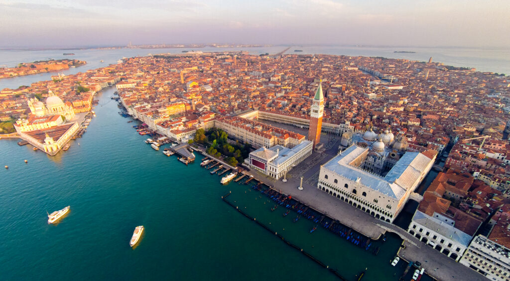 Luftbild von Venedig