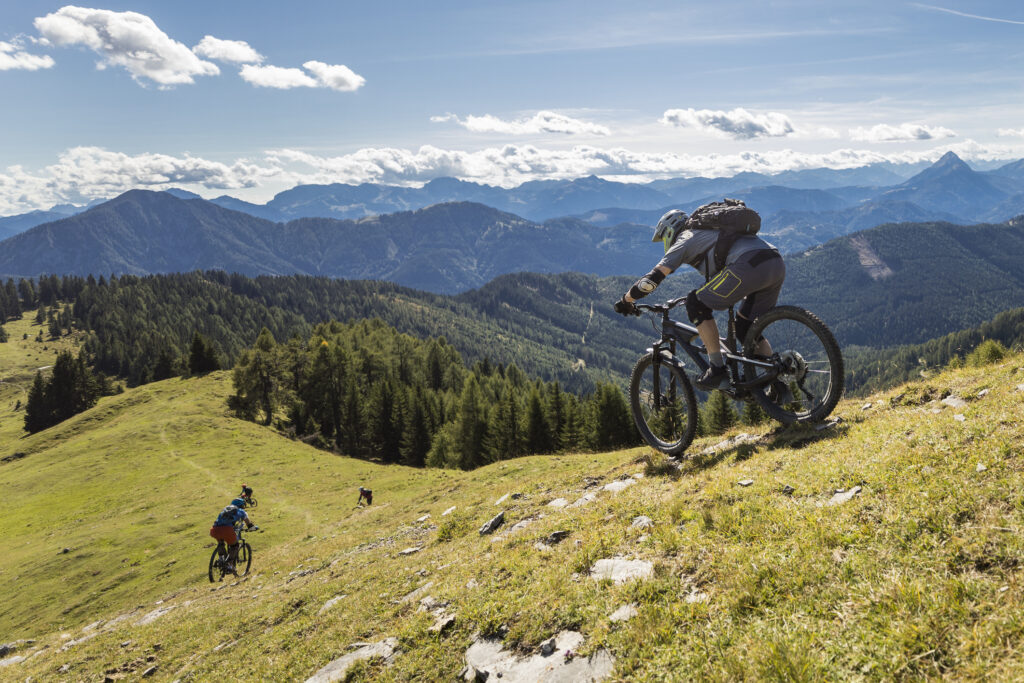 Mountainbike Tour auf den Kärntner Almen in Österreich