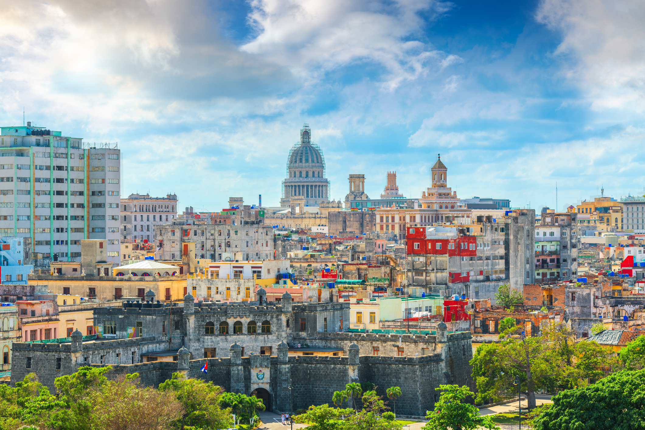 Panoramablick über Kubas Hauptstadt Havanna
