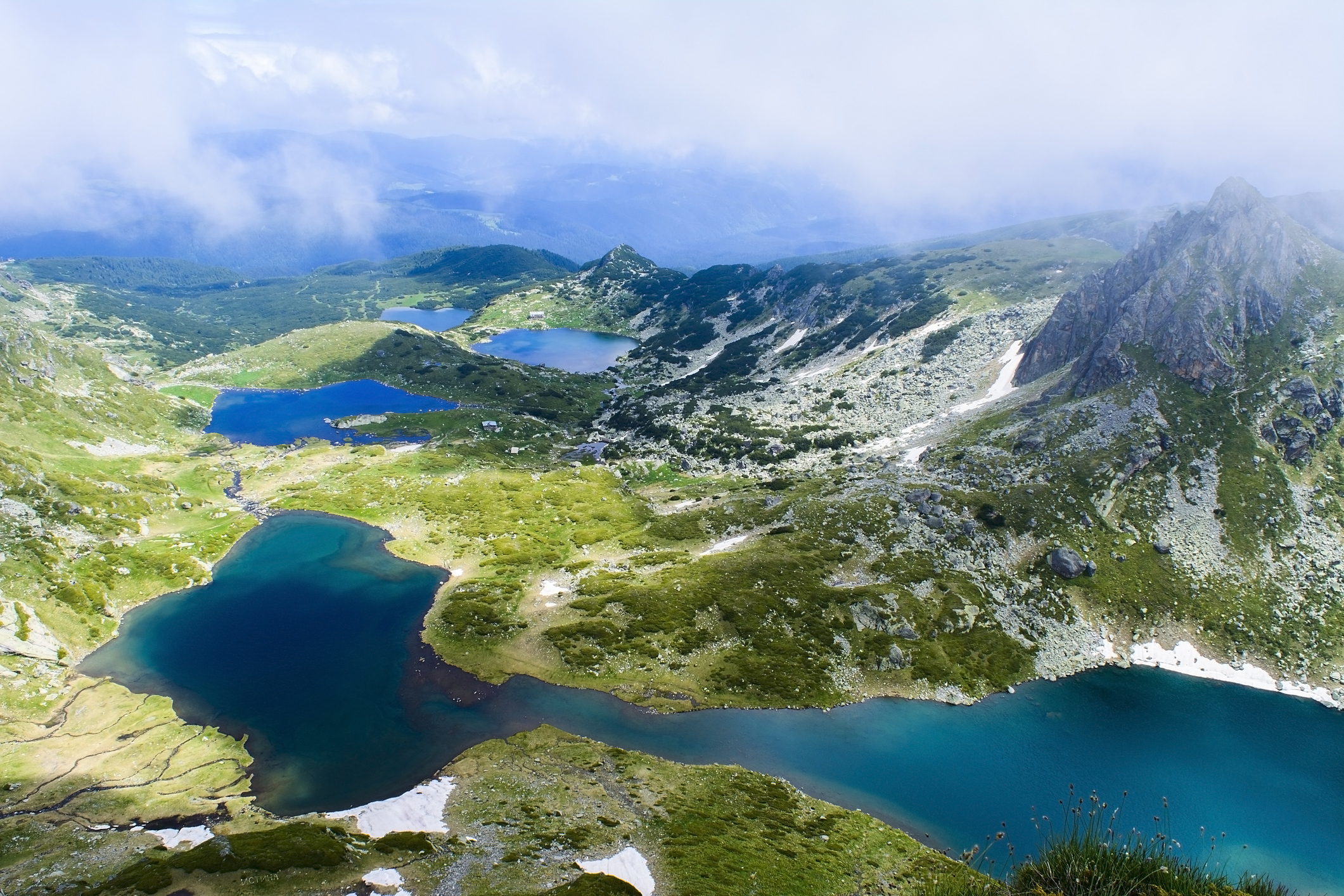 Blick auf das Rila-Gebirge mit seinen sieben Seen