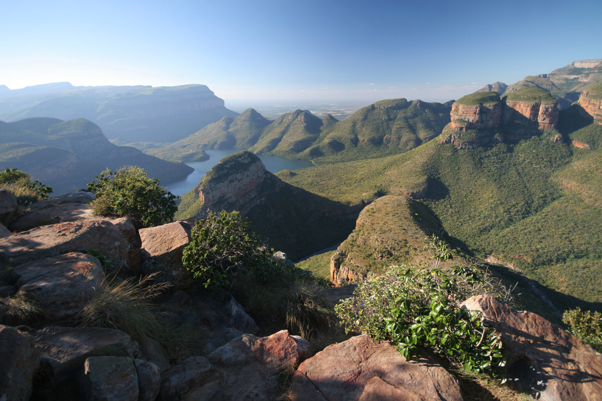 Blick über den Blyde River-Canyon in Südafrika