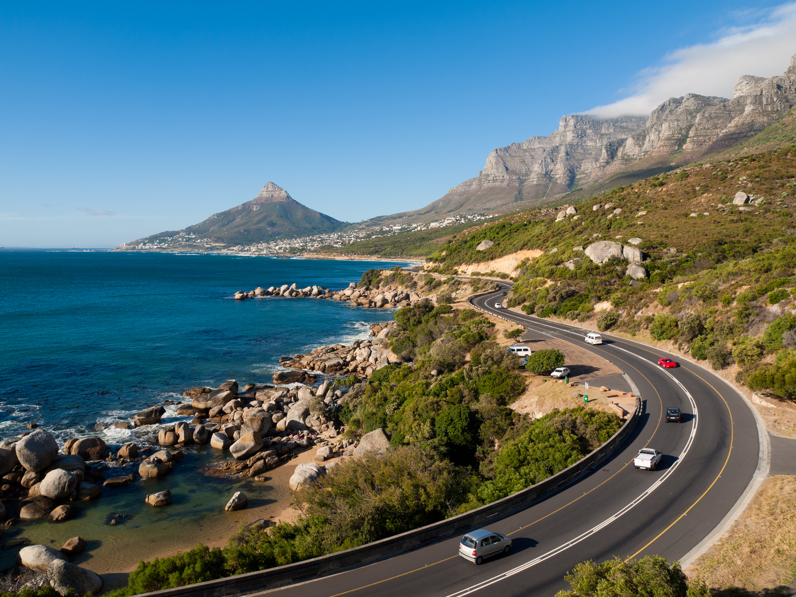 Die Garden Route nahe Cape Town in Südafrika