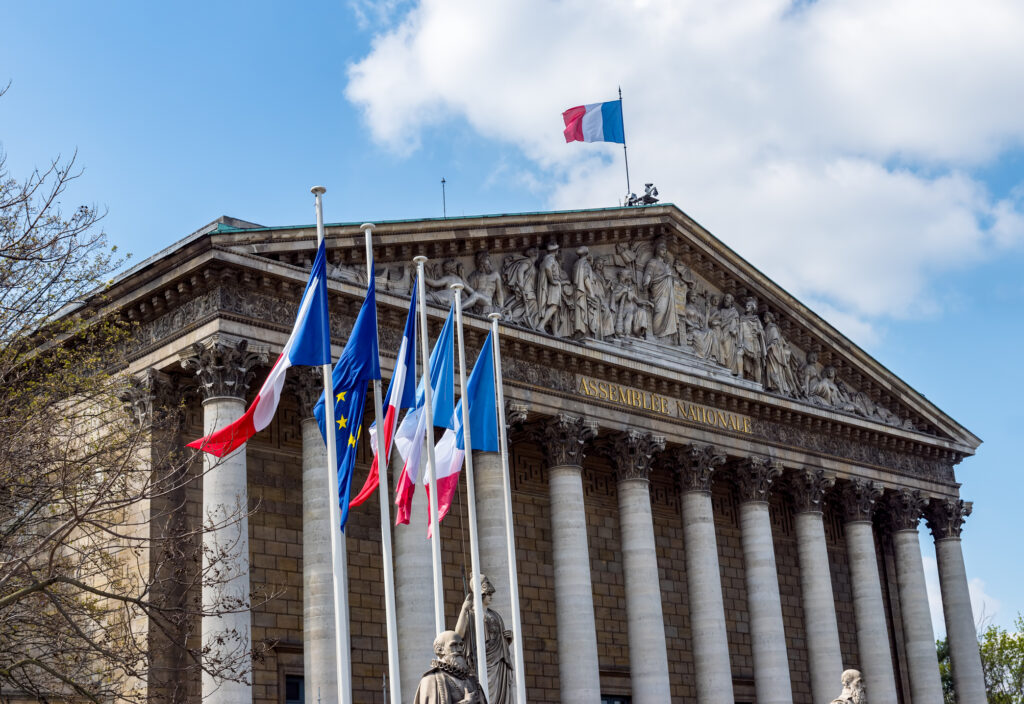 Die Nationalversammlung in Paris