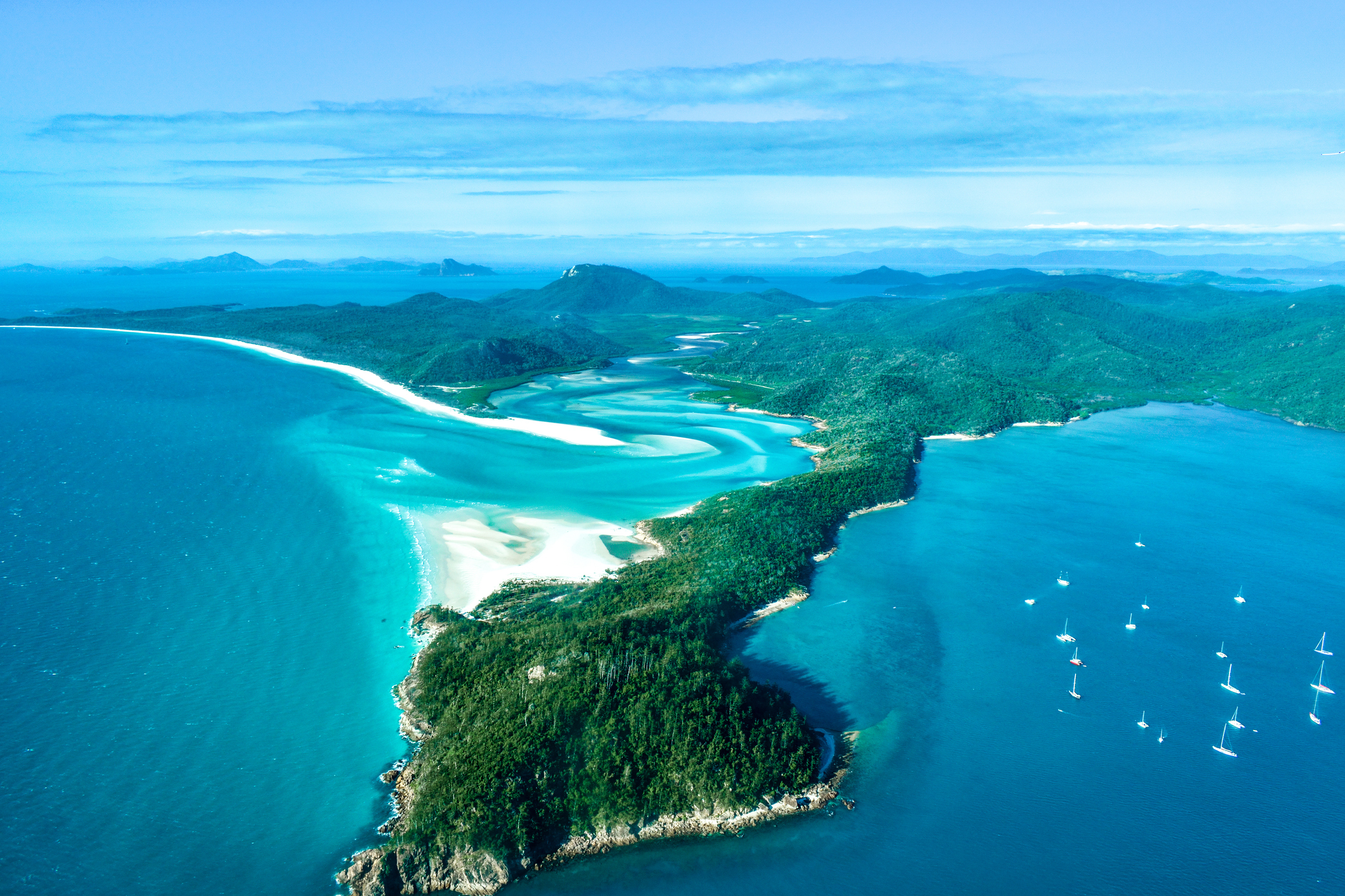 Traumhafter Blick zur Whitsunday Island
