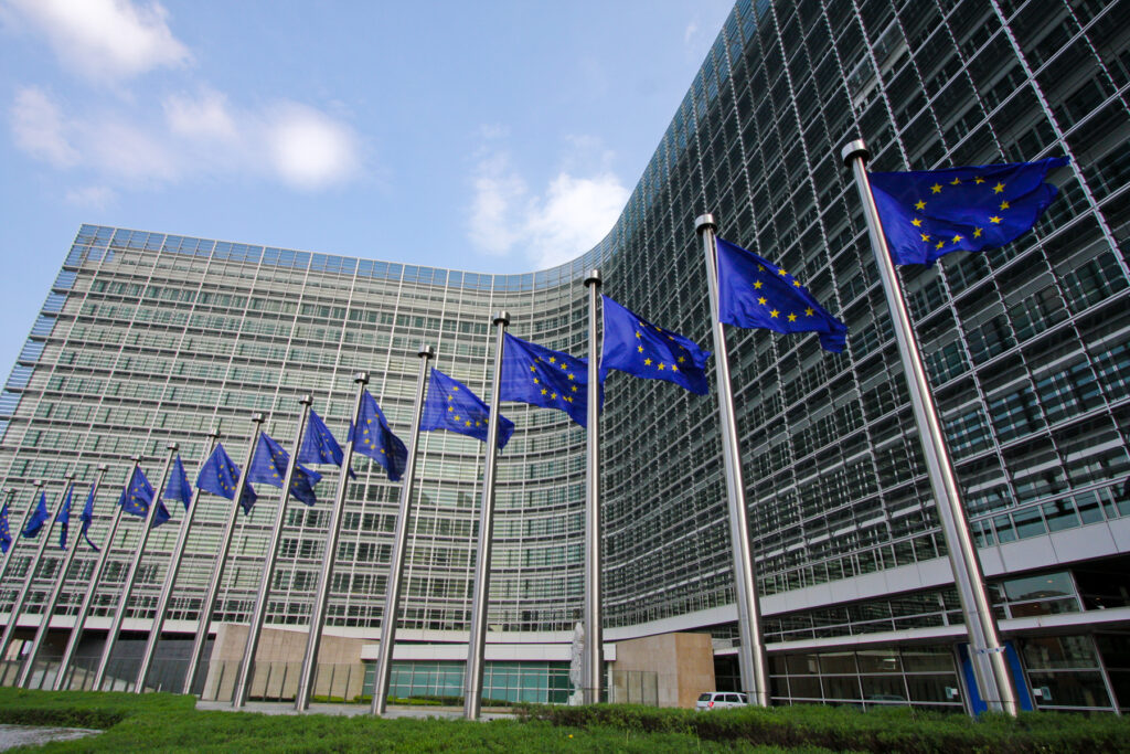 Europäische Kommission in Brüssel - Bildnachweis: Jorisvo Stock-Datei-ID: 121686217 – Lizenz vom: 12.06.2025