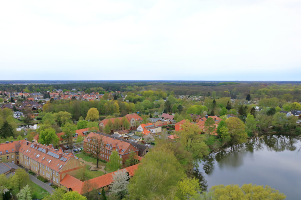 Blick auf die Stadt Eberswalde vom Finowturm - Bildnachweis: Dynamoland Stock-Datei-ID: 1406194584 – Lizenz vom: 08.06.2025