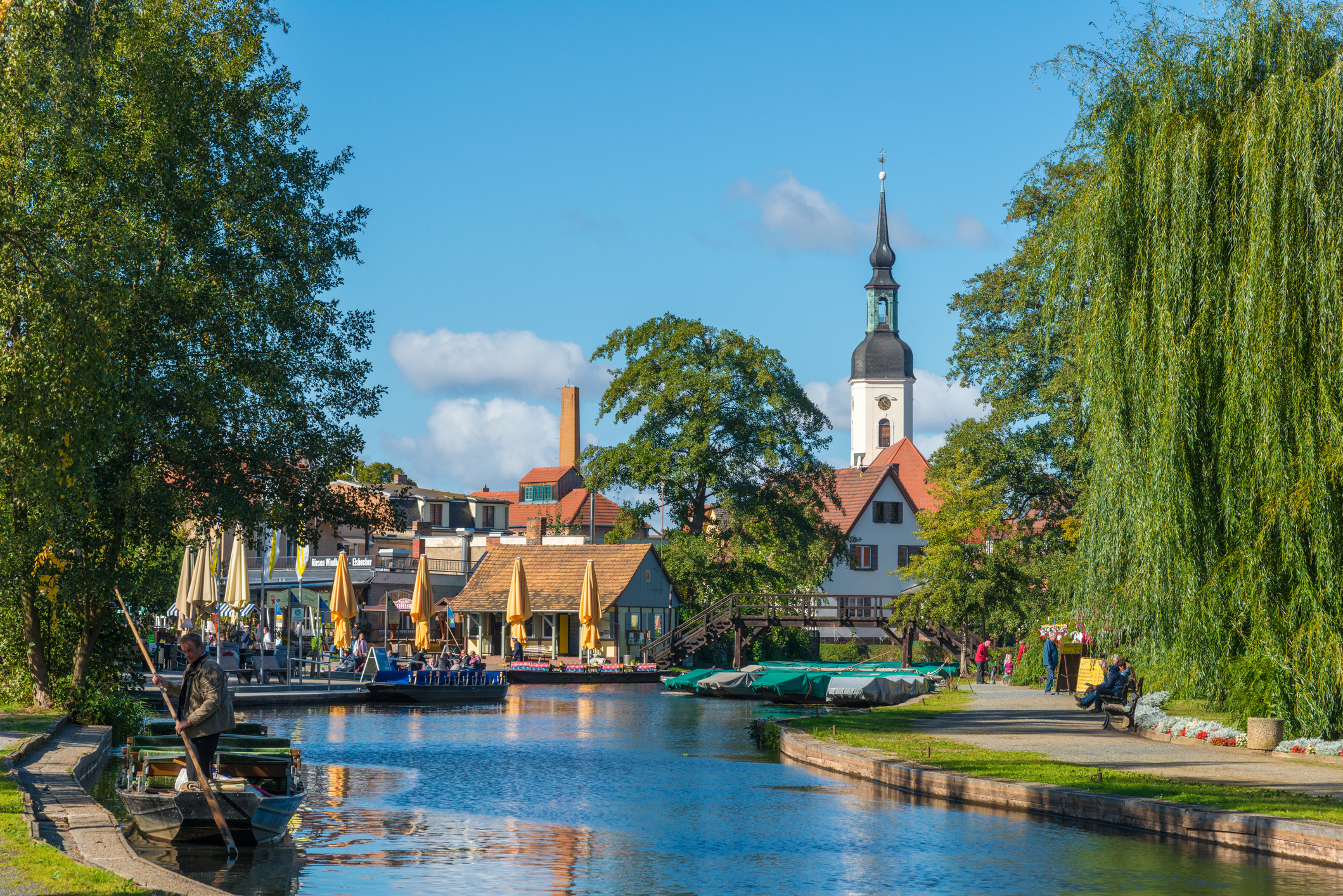 Der große Hafen in Lübbenau - Bildnachweis: Kerrick Stock-Datei-ID: 1050719992 – Lizenz vom: 12.07.2025