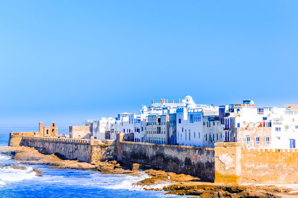 Luftaufnahme der Altstadt von Essaouira in Marokko - Bildnachweis: StreetFlash Stock-Datei-ID: 1141036585 – Lizenz vom: 03.07.2025