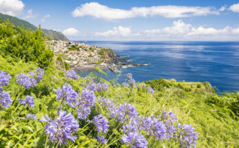 Das Küstendorf Seixal auf der Insel Madeira - Bildnachweis: Sjo Stock-Datei-ID: 1255894250 – Lizenz vom: 03.07.2025