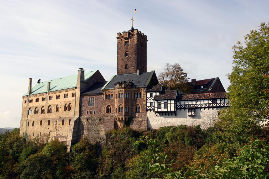 Die berühmte Wartburg in Eisenach, Thüringen - Bildnachweis: Thomas-canon Stock-Datei-ID: 134343430 – Lizenz vom: 03.07.2025