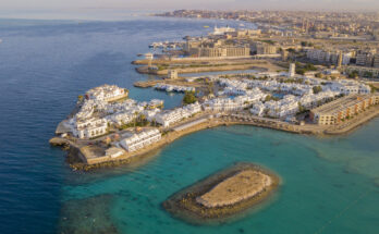 Luftaufnahme von Hurghada
