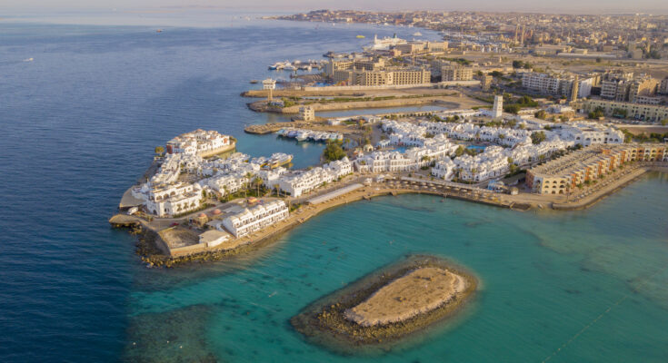 Luftaufnahme von Hurghada