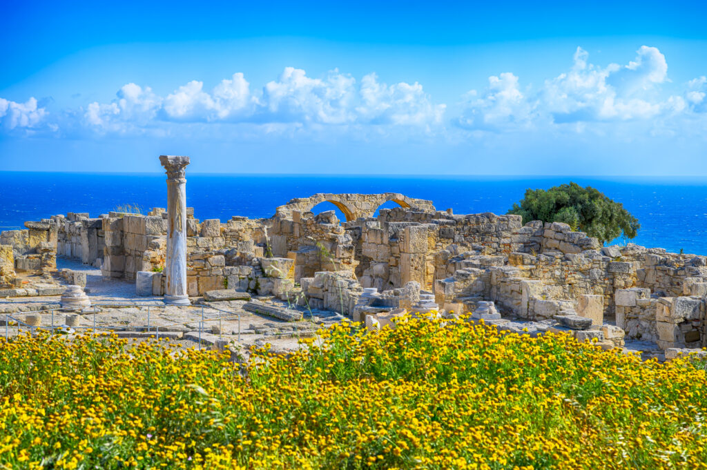 Die Kourion-Ruinen in Limassol - Bildnachweis: Balate Dorin Stock-Datei-ID: 1485714652 – Lizenz vom: 02.07.2025
