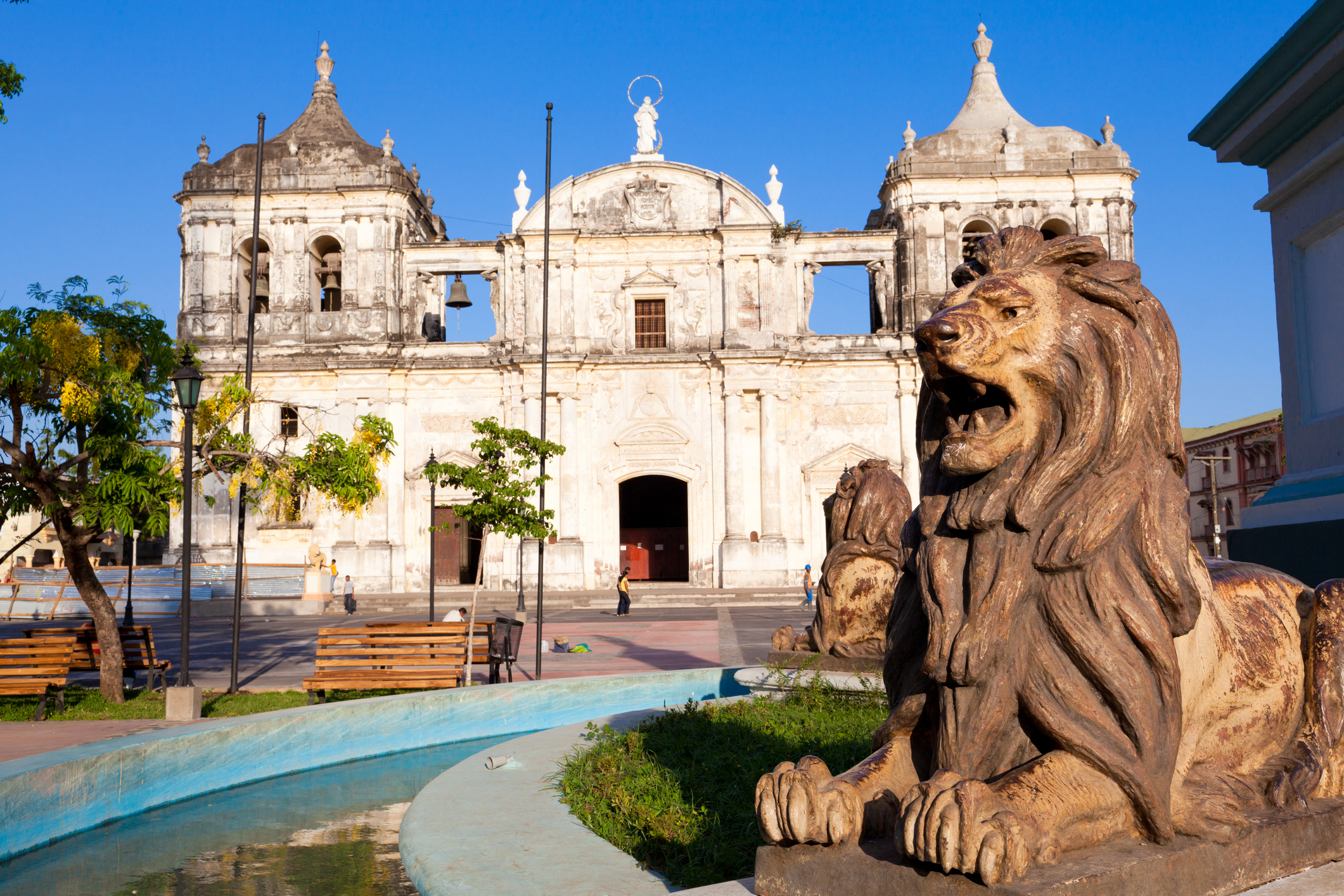 Catedral de León in León, Nicaragua - Bildnachweis: -bilge Stock-Datei-ID: 172483623 – Lizenz vom: 05.07.2025