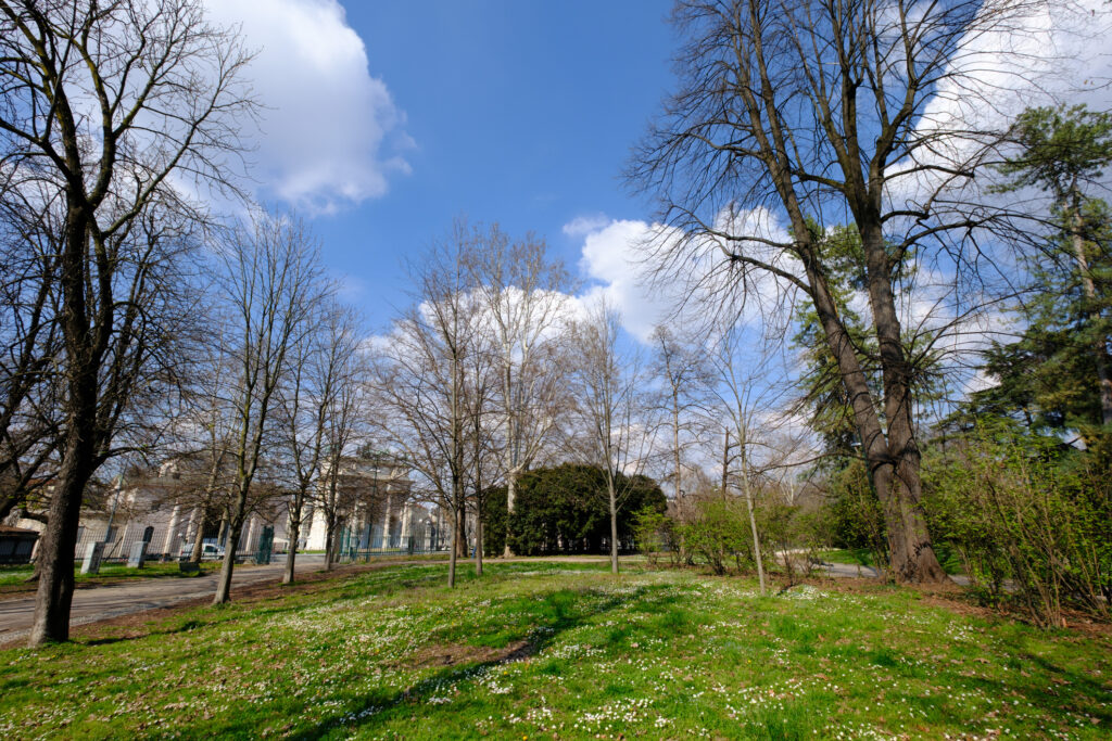 Der Park Parco Sempione in Mailand, Italien - Bildnachweis: clodio Stock-Datei-ID: 2207338186 – Lizenz vom: 05.07.2025