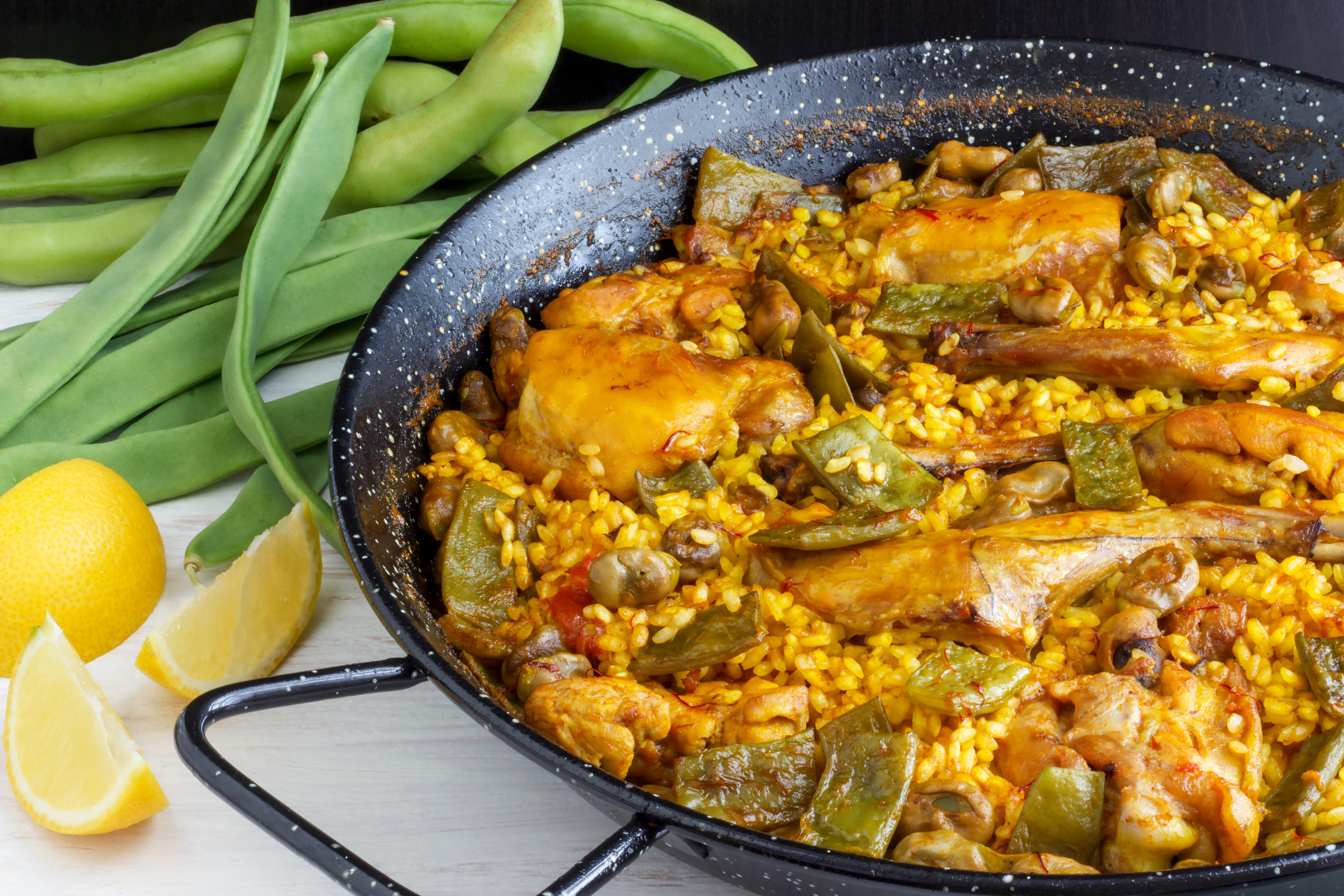 Die traditionelle Paella Valenciana - Bildnachweis: siims Stock-Datei-ID: 513489444 – Lizenz vom: 07.07.2025