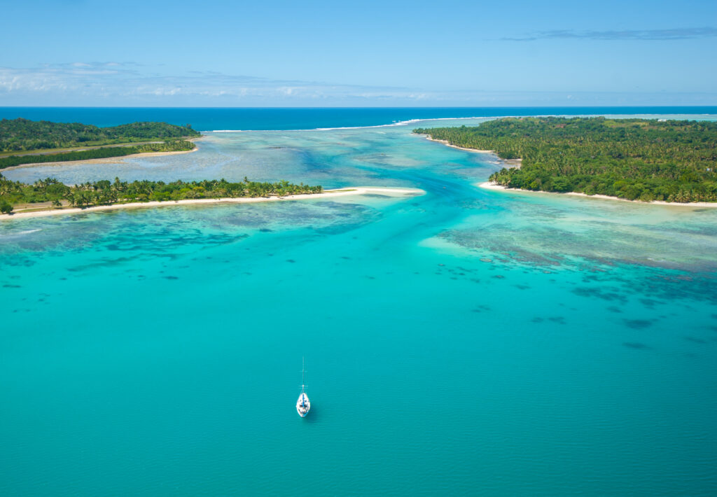 Luftbild der Insel Sainte Marie auf Madagaskar - Bildnachweis: javarman3 Stock-Datei-ID: 521050585 – Lizenz vom: 08.07.2025